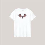 T365 Fortune Lucky Bat Halloween Short-Sleeved Top Tshirt Children Men Women Clothing T-Shirt Painti