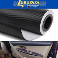 3D BLACK MATT Fiber Carbon Sticker 100CM X 150CM For Car / motor