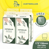 【4Packs】DWY Tisu Gantung Family Pack Value Pack 1280 pieces Wettable(175mm x 156mm)