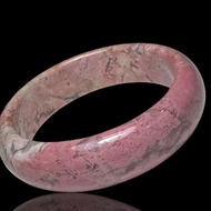 薔薇輝石 手鐲 全粉玉化 老礦原礦 內徑 56mm 玫瑰石 手環 桃花玉