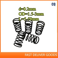 65Mn spring steel compression spring d0.5mm*OD3-10mm*L5-50mm strong pressure, return spring, compres