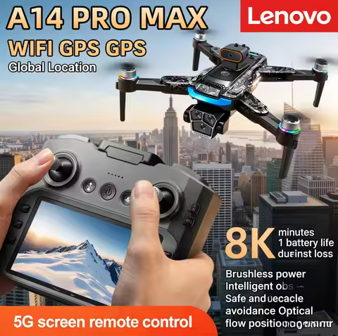 Lenovo Mi A14Pro Max GPS Brushless 8K three Camera Optical Flow Obstacle Avoidance Foldable Quadcopt