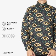 Dankaman Kemeja Batik Lengan Panjang Pria Regular Imsomdi