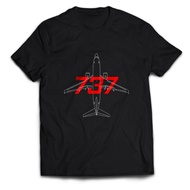 BOEING 737 Men's Airplane T-Shirt Adult Unisex Tops PakeKaos