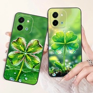 Vivo Y27 / Y27S / Y28 four-leaf clover case for luck, peace, camera protection