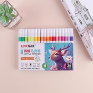 Marker Pen / Colored Pen / Acrylic Marker / Acylic Marker 36 Colors Lea / Lex MK- 833 Bush Tip, Wate