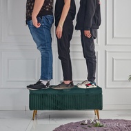 Golden Leg Shoe Changing Stool European Style Stool Bedside Shoe Store Clothing Store Fabric Rest St