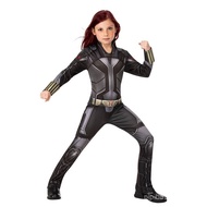 New Black Widow Children Girl Game Dress up Halloween Party Cosplay Costume