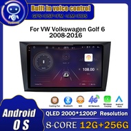 Android OS Car Radio for VW Volkswagen Golf 6 2008 - 2016 Multimedia Video Stereo Player Navigation 