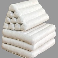 3折三角枕，尺寸50x160cm，Khit枕頭，靠墊枕頭，木棉枕頭，Khit圖案木棉床墊