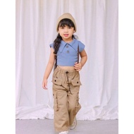 Girls Cargo Pocket Pants/Kids Cargo Pants