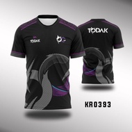 Fashionable new jersey T-shirt TODAK EXPORT KR0393 Mobile Legend PUBG Freefire