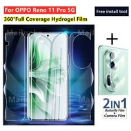 OPPO Reno 11 Pro 5G Butterfly Hydrogel film OPPO Reno 10 Pro Plus Screen Protector 360° All-in-one F