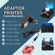 [ 100% REAL ] ADAPTER Bluetooth Thermal Printer 9V 2A minipos Printer Kassen Printer Cashier Printer