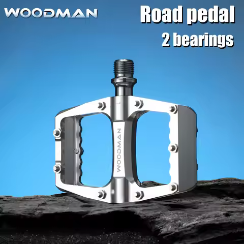 WOODMAN Bicycle pedal Folding bike pedal AL-ALLOY Ultralight pedal Lightweight 253g CNC process 2 Se