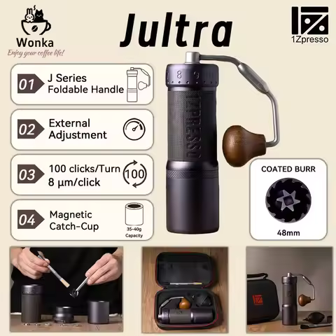 1zpresso JULTRA Extreme Silver Burr Super Coffee Grinder Espresso Coffee Mill Grinding Core Super Ma