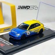 INNO 1:64 CIVIC TYPE-R EK9 Tuned By SPOON SPORTS Alloy Car Model Decoration