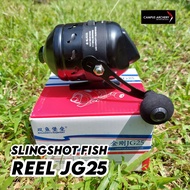 REEL JG25 GULUNGAN KETAPEL PASER IKAN REEL SPINCAST JG25 STAINLESS STEEL