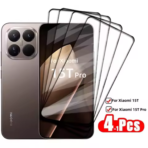 For Xiaomi 15T Full Cover Tempered Glass Xiaomi 15T Pro Screen Protector HD Screen Glass Protective 