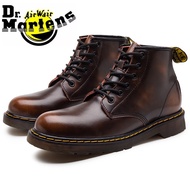 Dr.Martens Quality Assurance Plus Size 35-48 New England Dr. Martens Martin Boots 6 Holes Couple Overall Men/Women Motorcycle High-Top Genuine Leather Classic Overalls Thick-Soled