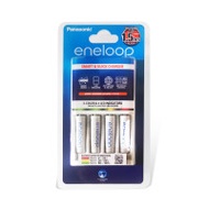 Panasonic Eneloop 快速充電器套裝 (連AAA 800mah電芯 x 4) | 可充AA / AAA | LED電量顯示 | 香港行貨