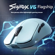 Scyrox เมาส์สำหรับเล่นเกมส์ V6โหมดไร้สายคู่อัตราการส่งคืน8Kเซ็นเซอร์3950 Pixartการเคลื่อนไหวของไมโคร