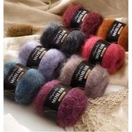 25g Alpaca Mohair Gradient Dyed Mohair Hand-Knitted Medium Thick Colorful Baby Yarn Shawl Blanket DI
