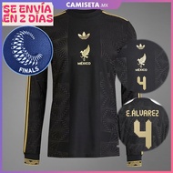 Mexico Jersey Long Sleeve Soccer Shirt 205-26 Mexico Gold