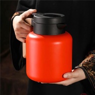 鳴蟬燜茶壺中式養生家用溫顯保溫壺陶瓷內膽不銹鋼濾網悶泡茶壺