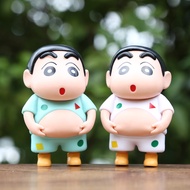 Creative 6pcs Crayon Shin Chan Pinch Belly Model Pendant Set Adults Kids For