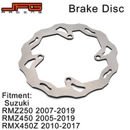 JFG Racing รถจักรยานยนต์ด้านหลังเบรคแผ่นเบรคโรเตอร์สำหรับ RMZ250 2007-2019 RMZ450 2005-2019 RMX450Z 