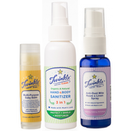Twinkle Baby Travel Set Kit (Hand Sanitizer + Anti-Dust Mite Spray + Baby Balm)
