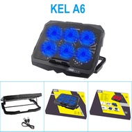 Laptop Cooling Pad Laptop Cooler Gaming Laptop Cooling Fan Laptop Cooling Stand For 12-17 Inches Six