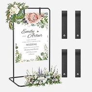 YBIETH Wedding Sign Holder 64" x 30" x 20" Welcome to Our Wedding Sign Heavy Duty Easel Stand for Si