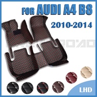 RHD Car Floor Mats For Audi A4 B8 Sportback/Avant 2010 2011 2012 2013 2014 Custom Auto Foot Pads Carpet Cover Interior Accessories