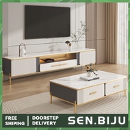 TV Cabinet Coffee Table Modern Simple TV Cabinet Against The Wall Combination Solid Wood