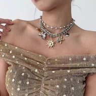 Beach Thick Chain Necklace Beach Shell Necklace Fashion Commuter Niche Simple Classy High-End Exagge