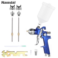 Nasedal H827 HVLP Sprayer Car Wall Painting Tool Mini Furniture Paint Airbrush 1.4/1.7/2.0mm Nozzle 