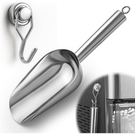 Juome Stainless Steel Ice Scoop with Magnetic Holder for GE Profile Opal 2.0 Nugget Ice Maker, Ice S