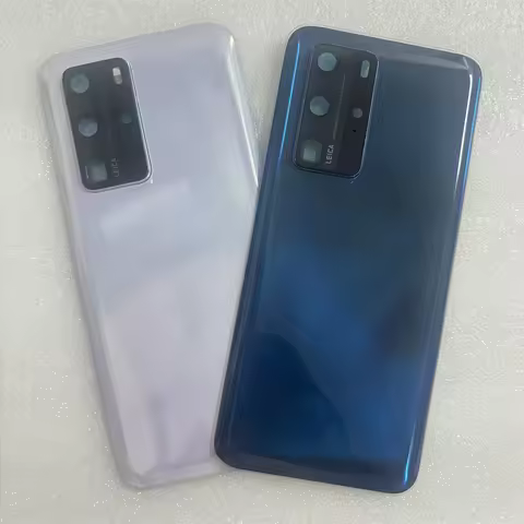 For Huawei P40 P40Pro Battery Back Cover 3D Glass Panel Rear Door For Huawei P40 Pro Housing Case + 