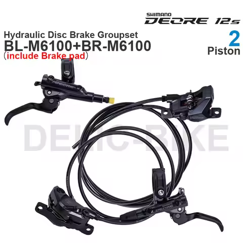 SHIMANO DEORE M6100 Hydraulic Disc Brake Groupset with M6100 Brake Lever and BR-M6100 Brake Caliper 