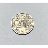 Malaysia Old 20 Cents Coin (Free Shipping)