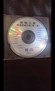 周璇之歌精選歌曲20首第1集 東芝版 1988 CD （裸碟 冇歌詞 底紙）日本製造