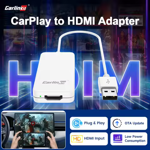2026 Carlinkit HDMl Adapter HD Output Support Game Consoles Android Tv Box Screen Thrower Switch Gam