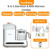YunBaby X9P 6 In 1 Milk Bottle Sterilizer And Dryer Machine