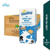 Goodday UHT Low Fat Milk 1 Carton (12 x 1L) [Exp:22/8/2023]