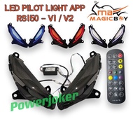 RS150 RS 150 V1 V2 (100% ORIGINA MAGIC BOY) CONTROLLER LED PILOT LIGHT APP SIGNAL LAMP LAMPU DADA MA