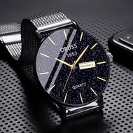 jam perempuan jam bonia original 100% [Asli rasmi] Jam tangan lelaki kalis air Switzerland, pelajar 