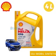 SHELL HELIX HX6 10W40 [4L] OLI MOBIL BENSIN DIESEL SHELL UKURAN GALON OLI MOBIL SHELL