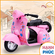 Mô hình xe máy Vespa Sprint cổ đồ chơi độ mini 1:12 cho bé